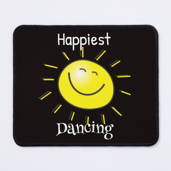 Item preview, Happiest Dancing – Bright Yellow Grin designed and sold by RedDogStudio.