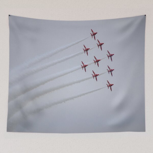Item preview, Red Arrows Flying in a diamond designed and sold by Aham Photos.
