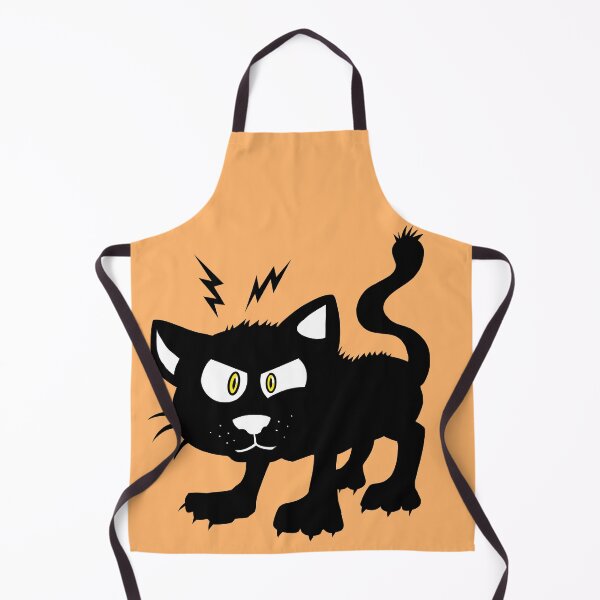 Item preview, a suspicious little black cat... beware of his revenge, black and white drawing designed and sold by fifou96.