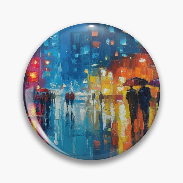 Item preview, Abstract Cityscape At Night designed and sold by Synthartik.