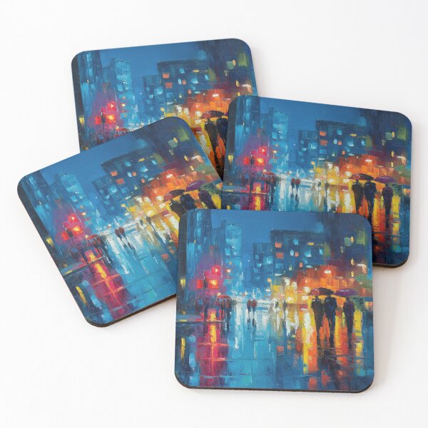 Item preview, Abstract Cityscape At Night designed and sold by Synthartik.