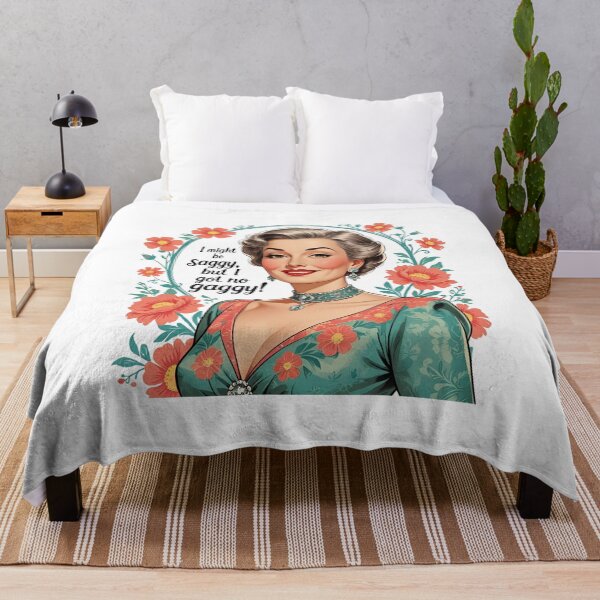 Item preview, I might be saggy, but I got no gaggy! designed and sold by NicMacTees.