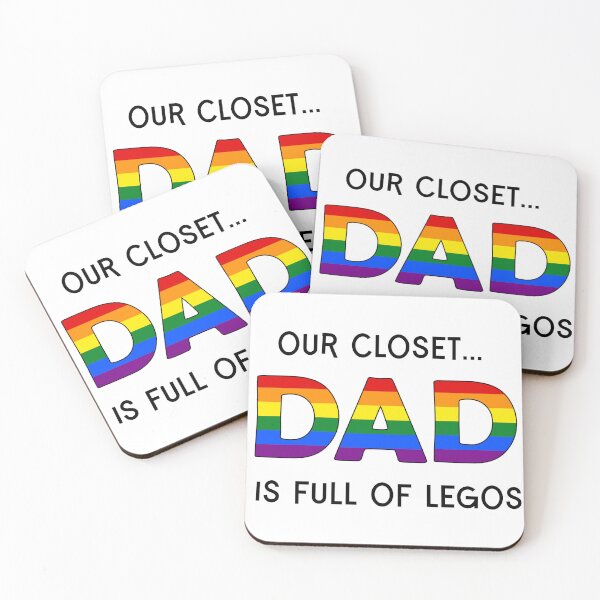 Item preview, Our Closet...is full of Legos - Gay Dad designed and sold by WigOutlet.