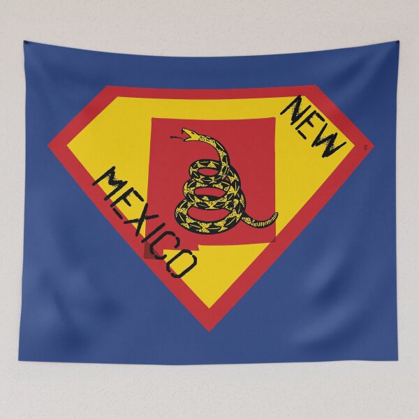 Item preview, New Mexican Nuevo Mexicano SHIELD - Freedom Is The Superpower -  Gadsden Snake Flag - Dont Tread On Me SUPERHERO NEW MEXICO spellout design designed and sold by pelagio.