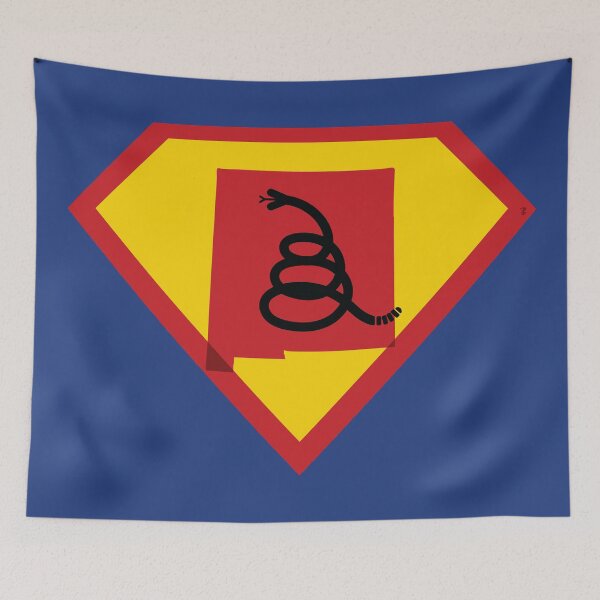 Item preview, New Mexican Nuevo Mexicano Shield - Freedom Is The Superpower - Modern Gadsden Snake Flag - Dont Tread On Me SUPERHERO NEW MEXICO  design designed and sold by pelagio.