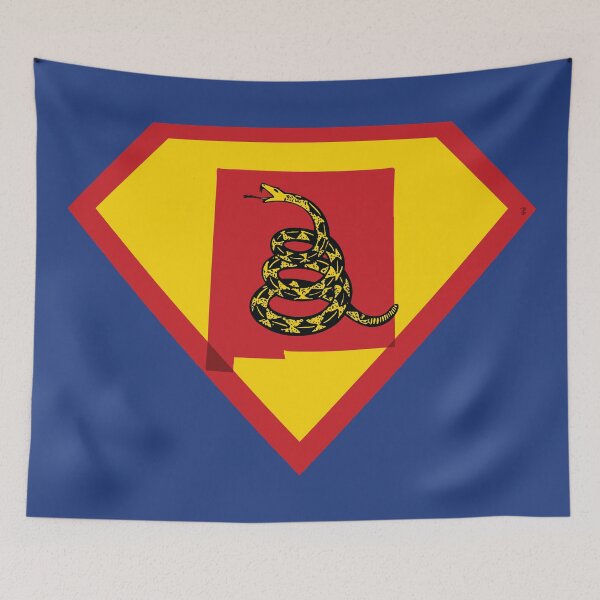 Item preview, New Mexican Nuevo Mexicano SHIELD - Freedom Is The Superpower -  Gadsden Snake Flag - Dont Tread On Me SUPERHERO NEW MEXICO  design designed and sold by pelagio.