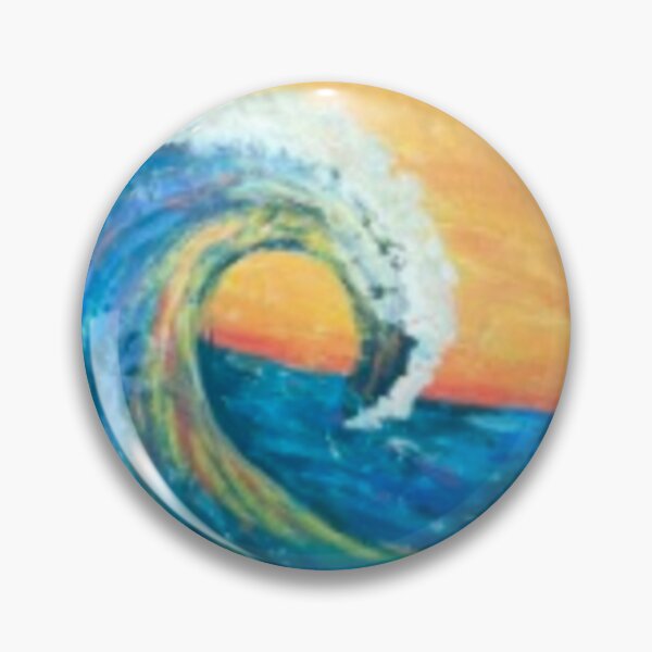 Item preview, sunset wave designed and sold by Sophie Lukasik.