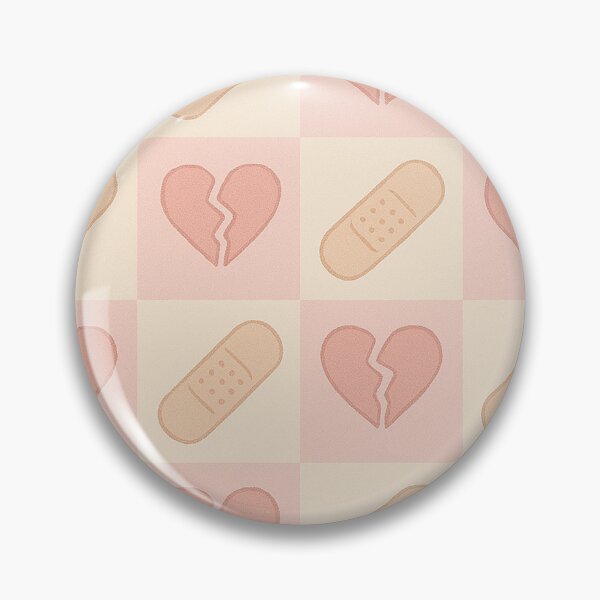 Item preview, Broken Hearts and Bandages Pastel Pattern designed and sold by Owcomm.
