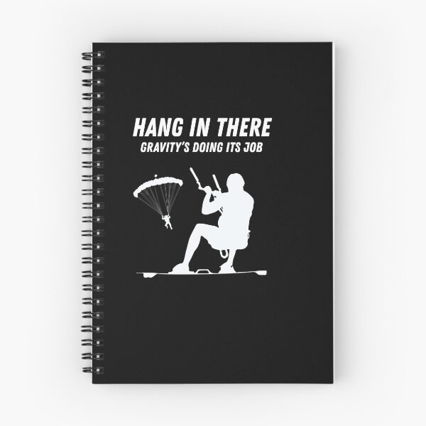 Item preview, Hang In There - Gravity’s Doing Its Job - Skydiving Extreme Sports | Funny Parachute & Kiteboarding designed and sold by Cree8if.