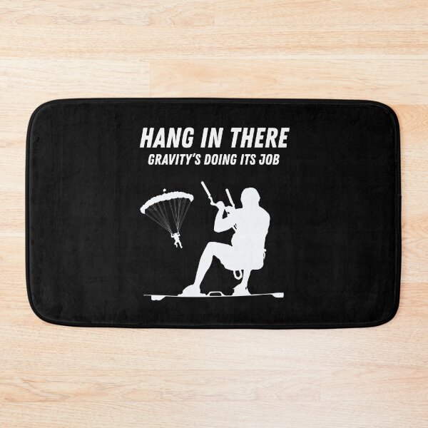 Item preview, Hang In There - Gravity’s Doing Its Job - Skydiving Extreme Sports | Funny Parachute & Kiteboarding designed and sold by Cree8if.