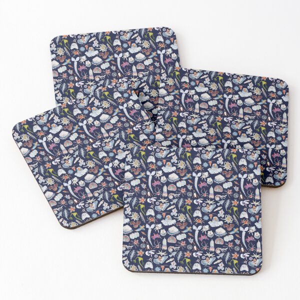 Item preview, PLANKTON POSTER-navy designed and sold by BEATRIZ ABAITUA.