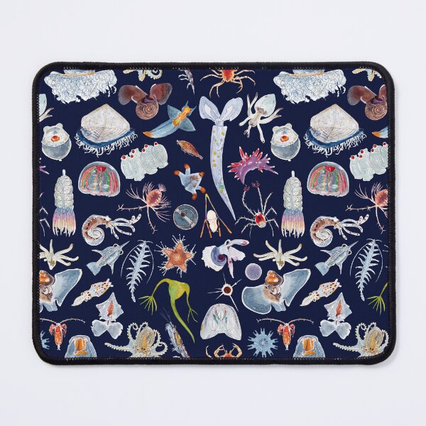 Item preview, PLANKTON POSTER-navy designed and sold by BEATRIZ ABAITUA.