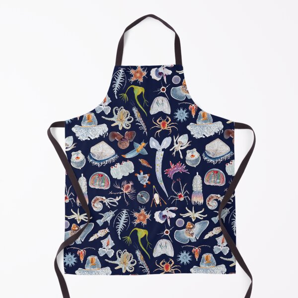 Item preview, PLANKTON POSTER-navy designed and sold by BEATRIZ ABAITUA.