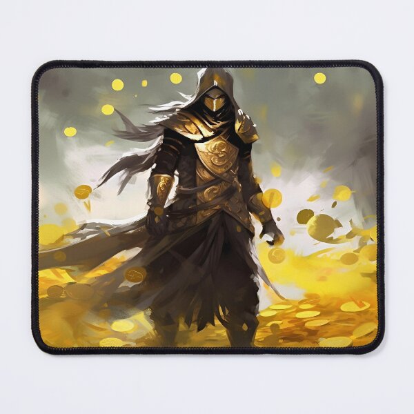 Item preview, Hooded Rogue Amid Gold Storm designed and sold by Amr Siam.
