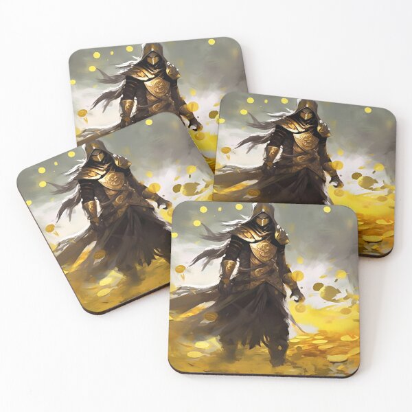 Item preview, Hooded Rogue Amid Gold Storm designed and sold by Amr Siam.