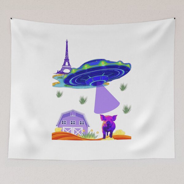 Item preview, Cosmic Swine in Paris designed and sold by ELVIN DESIGNS.