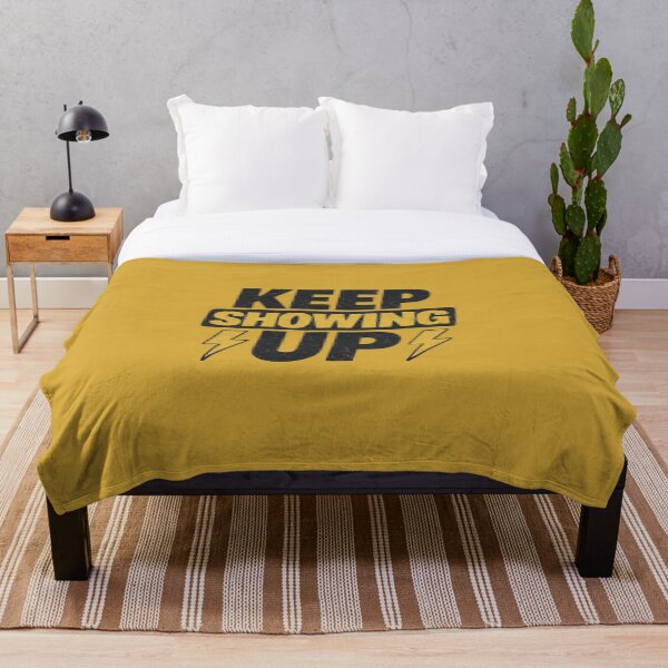 Item preview, Keep Showing Up Bold Gritty Motivational Lettering designed and sold by NovaMoodCo.