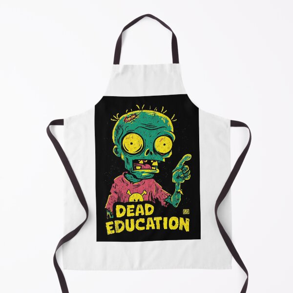 Item preview, Witty illustration of a zombie who hates school. designed and sold by Piotrek0001.