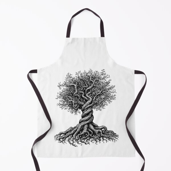 Item preview, Twisted Ancient Tree Illustration Design designed and sold by ArtfulWeave.