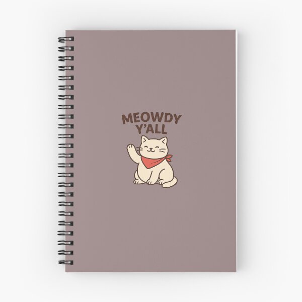 Item preview, Meowdy Y’all – Cowboy Cat Greeting designed and sold by Miximondo.