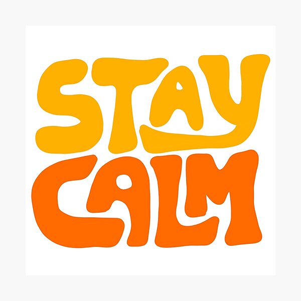 Item preview, stay calm designed and sold by adelmassry.