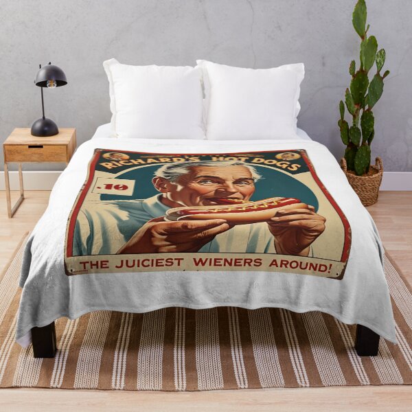 Item preview, Richard's hot dogs the juiciest wieners around! designed and sold by NicMacTees.
