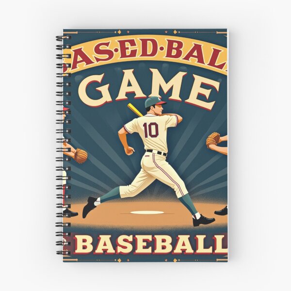 Item preview, Vintage Art Deco Baseball Poster designed and sold by amazingman60.