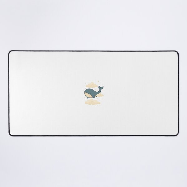 Item preview, Sky Whale – Dreamy Cartoon Whale Floating in Clouds with Stars designed and sold by SheepyDaily.