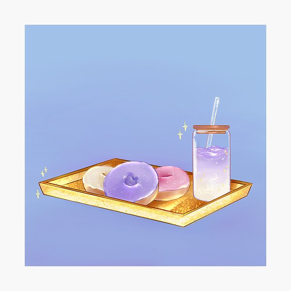 Item preview, Dreamy Donut Tray designed and sold by Starloaf Studio.