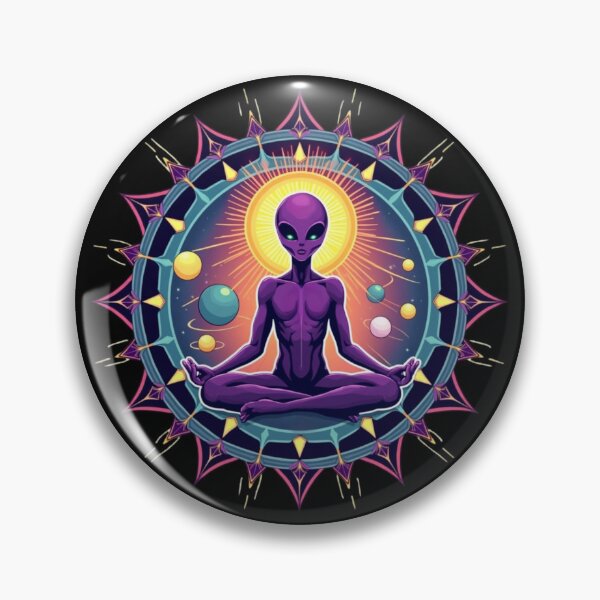 Item preview, ALIEN MEDITATING - MANDALA designed and sold by PSYNOVA.