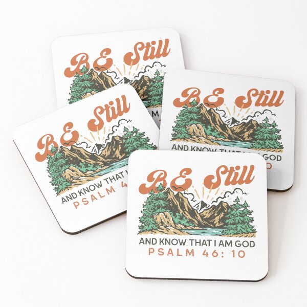 Item preview, Be Still and Know that I am God - Psalm 46:10 - Christian Nature designed and sold by ChristianPrint1.