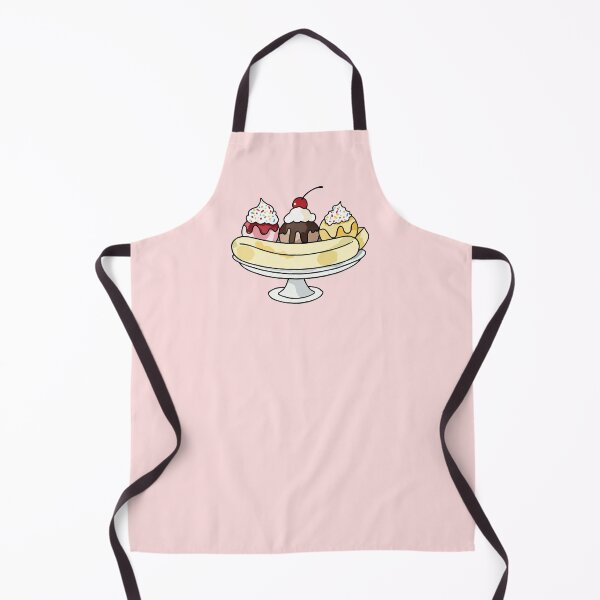 Item preview, Banana Split Ice Cream Sundae Watercolor designed and sold by Magnolia Valley Art.