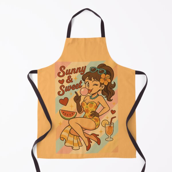 Item preview, Fun and Sweet Summer Pin-up designed and sold by JonelleTshirts.