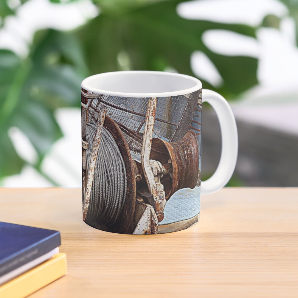 Fishing Boat Winch Greeting Card for Sale by Woodie