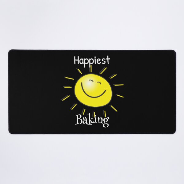 Item preview, Happiest Baking – Bright Yellow Grin Design designed and sold by RedDogStudio.