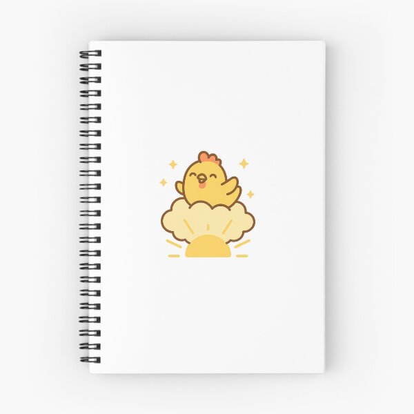 Item preview, Sunny Chicken – Happy Cartoon Hen on Sun Cloud with Sparkles designed and sold by SheepyDaily.