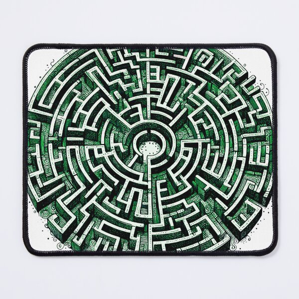 Item preview, Circular Maze designed and sold by JrSkDesign ✅ .