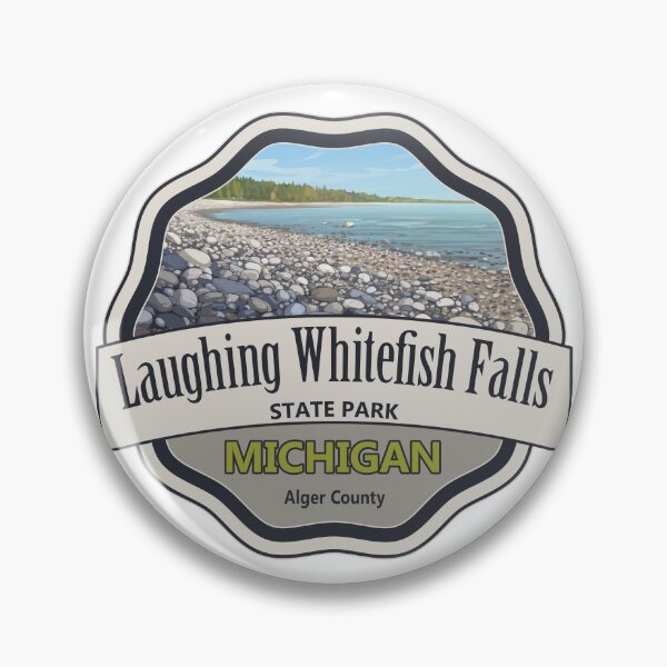 Item preview, Laughing Whitefish Falls State Park, Alger County, Michigan designed and sold by Wanderful-roads.