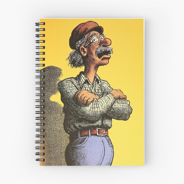 Item preview, Proud Retro Cartoon Man – R. Crumb Style designed and sold by SteadyRolling.