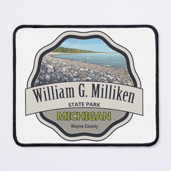Item preview, William G. Milliken State Park and Harbor, Wayne County, Michigan designed and sold by Wanderful-roads.