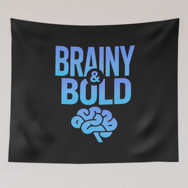 Item preview, Brainy And Bold: Empowering Typography Art designed and sold by elynne9.