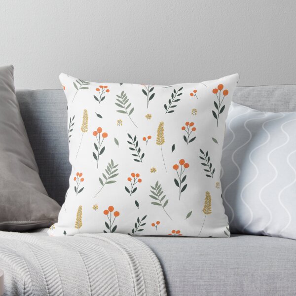 Wildflowers II Throw Pillow