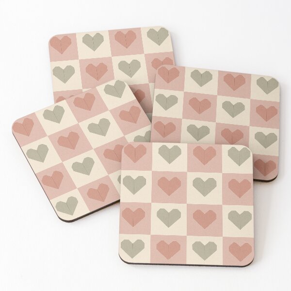 Item preview, Geometric Origami Heart Pattern designed and sold by Owcomm.