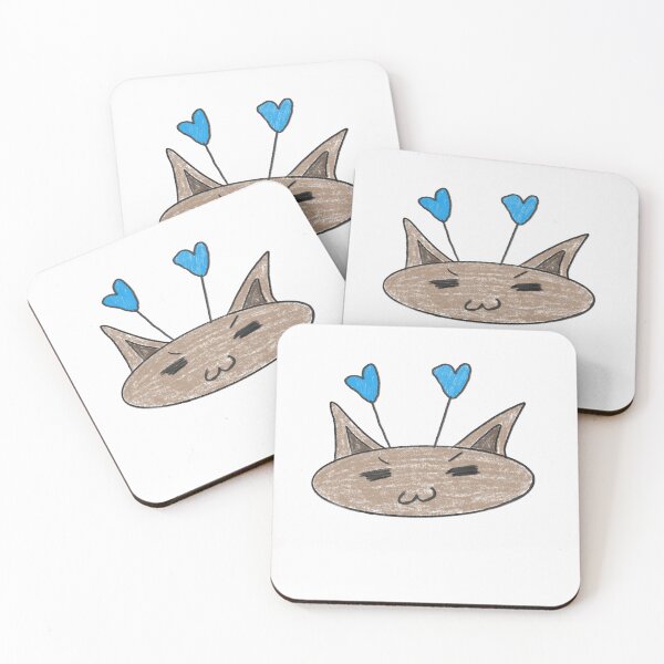 Item preview, Cat with blue antenna designed and sold by MortyArtShopz.