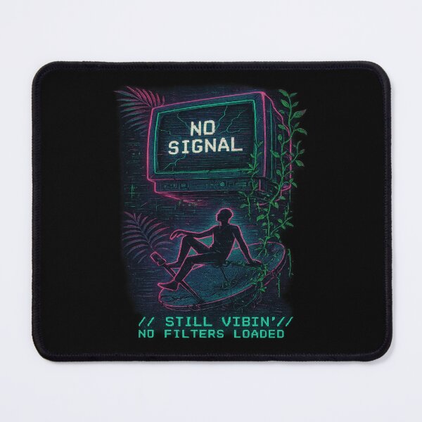 Item preview, No Signal // Still Vibin’ designed and sold by POD DYNASTY | Original Print On Demand T-Shirt Graphics.