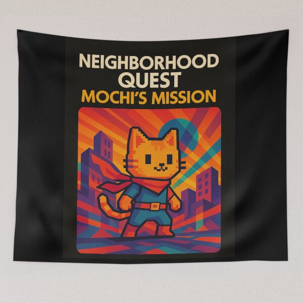Item preview, Urban Feline Pixel Mission designed and sold by JonelleTshirts.