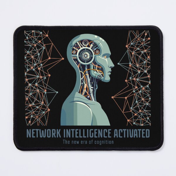 Item preview, Network Intelligence Activated – Futuristic Robot AI Tech Design designed and sold by Yuli Club.