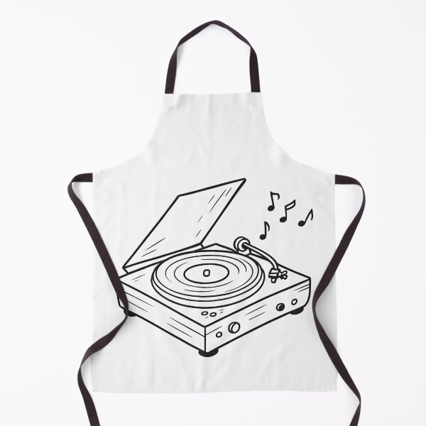 Item preview, Turntable Record Player Line Art Minimalist Design designed and sold by ArtfulWeave.