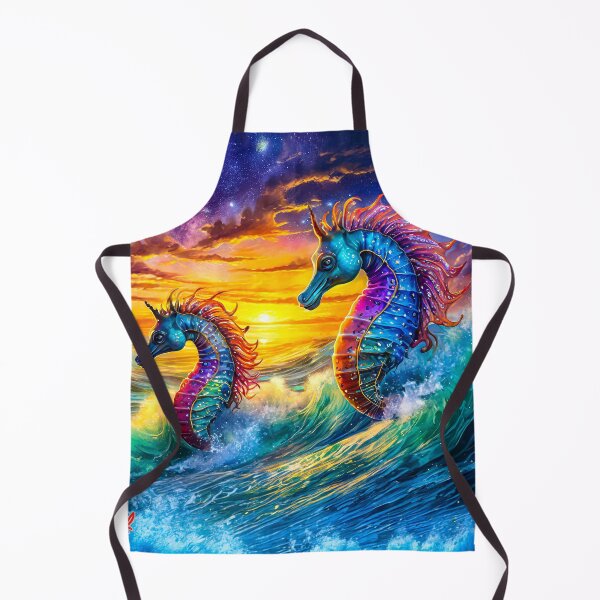 Item preview, Galaxy Sea Horses Design By Rich AMeN Gill designed and sold by RichAMeNGill.
