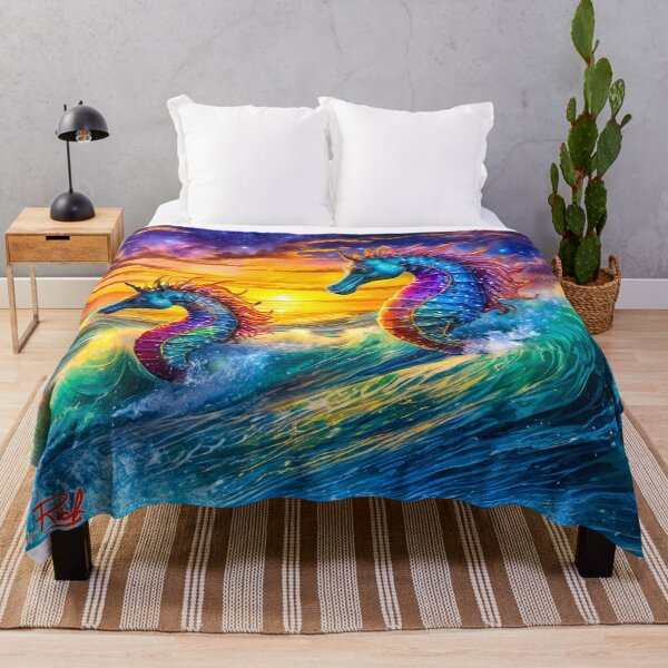 Item preview, Galaxy Sea Horses Design By Rich AMeN Gill designed and sold by RichAMeNGill.